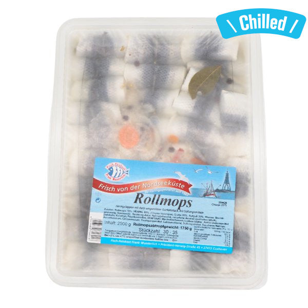 Rollmops Pickled Herring Fillets - 2.5kg (Chilled 0-4℃)