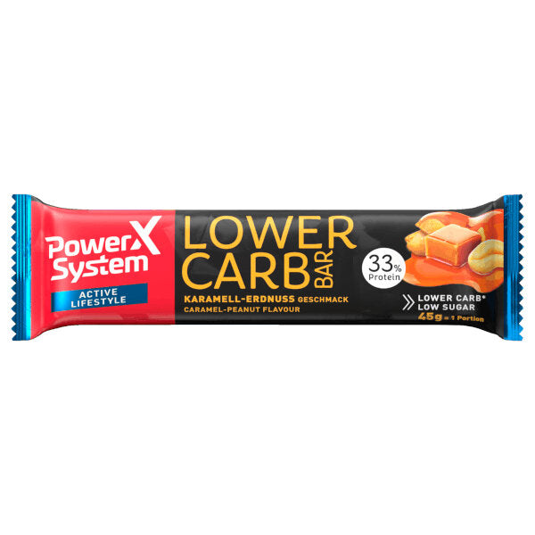 Lower Carb Peanut Caramel Protein Bar - 40g (Best Before Date: 31/07/2024)