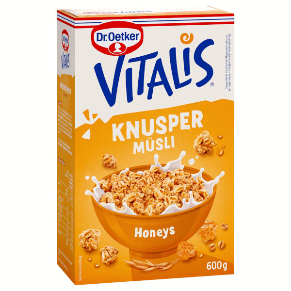 Vitalis Crunchy Honey Muesli - 600g (Parallel Import)