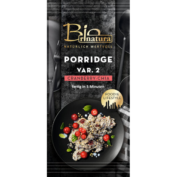 Organic Cranberry Chia Porridge - 60g