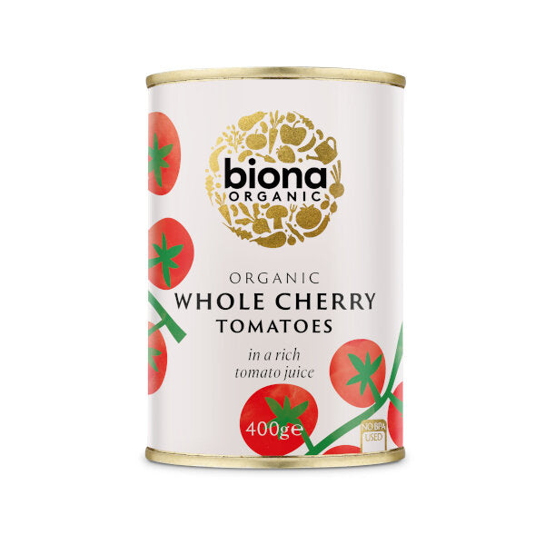 Organic Whole Cherry Tomatoes - 400g