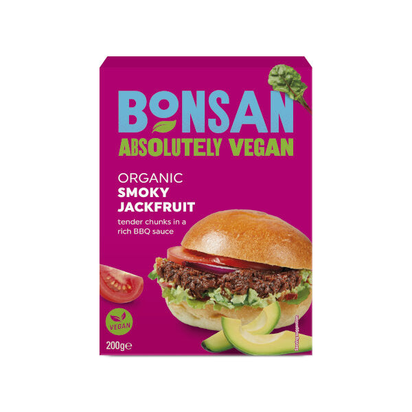 Bonsan Organic Smoky Barbecue Shredded Jackfruit 200g Euro Corner