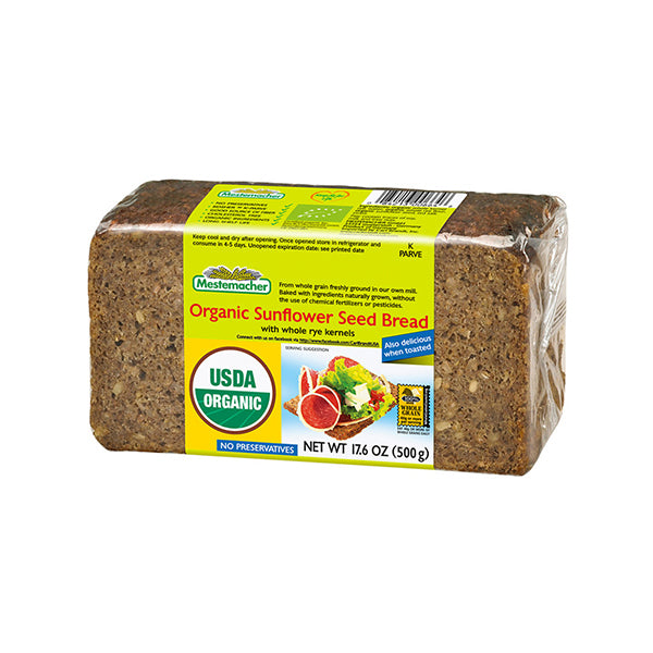 Organic Sunflower Seed Bread 500G (Best Before Date: 01/06/2024)