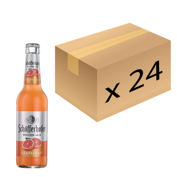 Schofferhofer Grapefruit Wheat Beer - 330ml x 24 (Parallel Import) (Best Before Date: 31/07/2024)