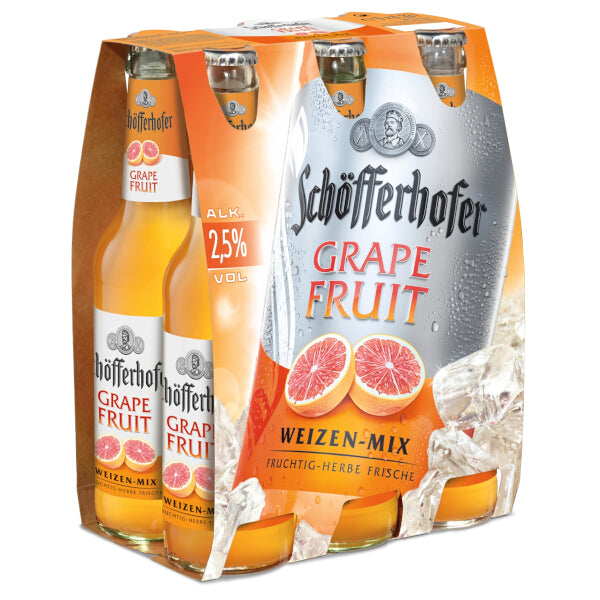 Schofferhofer Grapefruit Wheat Beer - 330ml x 6 (Parallel Import) (Best Before Date: 31/07/2024)