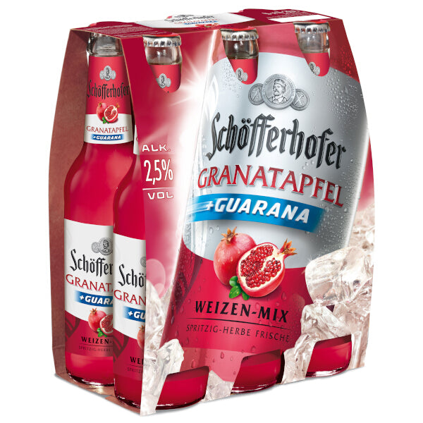 Schofferhofer Pomegranate Wheat Beer - 330ml x 6 (Parallel Import) (Best Before Date: 31/07/2024)