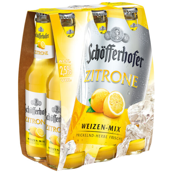 Schofferhofer Cloudy Lemon Wheat Beer - 330ml x 6 (Parallel Import)