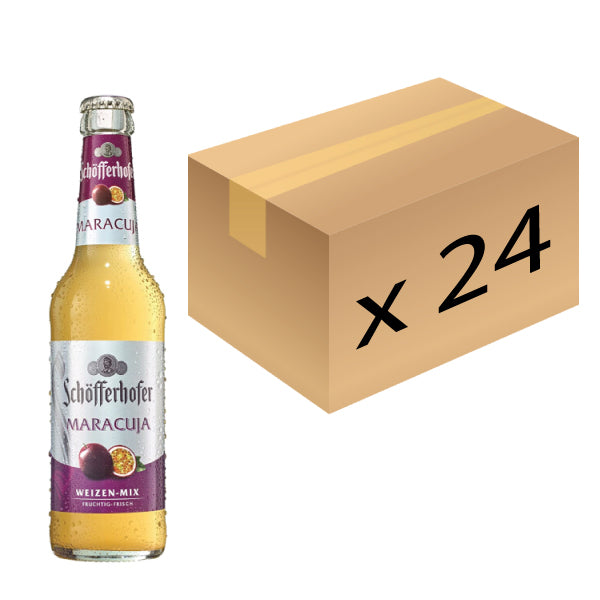 Schofferhofer Passion Fruit Wheat Beer - 330ml x 24 (Parallel Import) (Best Before Date: 31/07/2024)