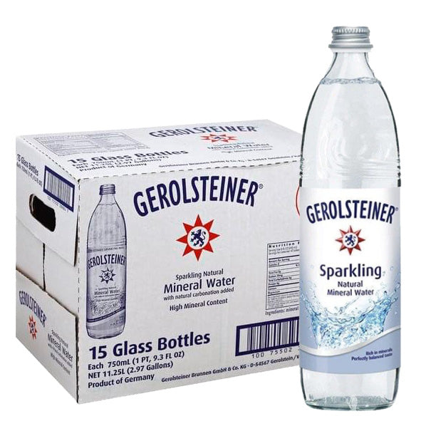 Gerolsteiner Gerolsteiner Sparkling Mineral Water 750ml x 15 Euro