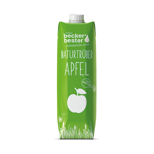 100% Direct Pressed Cloudy Apple Juice (Not-From-Concentrate) 1L