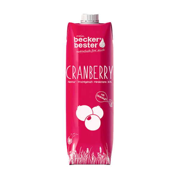100% Direct Pressed Cranberry Nectar (Not-From-Concentrate) 1L