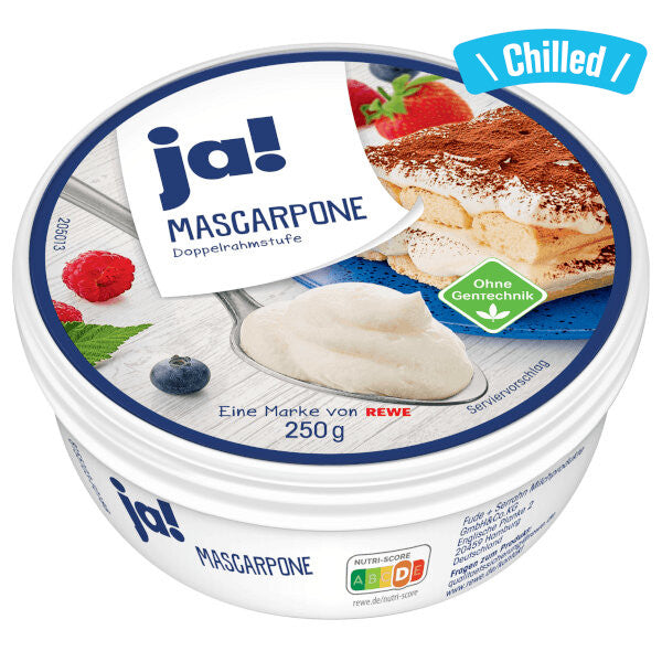 Mascarpone Cheese - 250g (Chilled 0-4℃)  (Best Before Date: 08/06/2024)