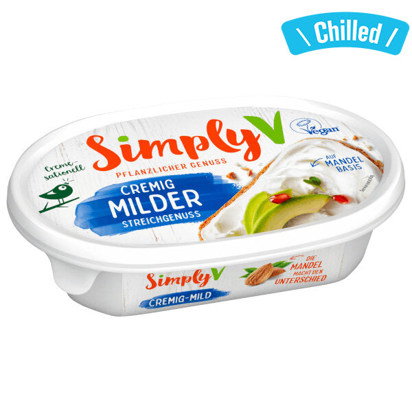 Import)　SIMPLY　Spread　Vegan　Cream　(Parallel　0-4℃)　Euro　Almond　150g　Cheese　–　Corner　Based　(Chilled