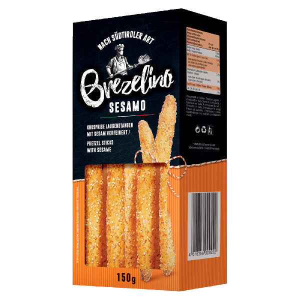Crunchy Preztel Sticks with Sesame "Brezelino" - 150g (Parallel Import) (Best Before Date: 18/07/2024)