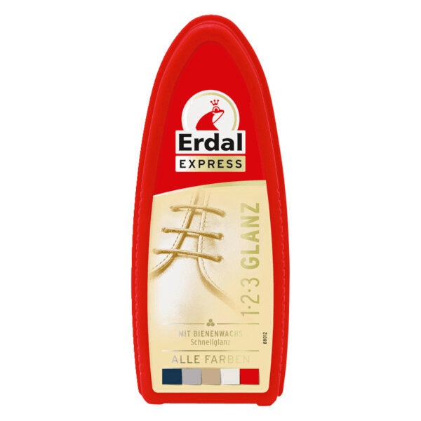 Erdal 1 2 3 Gloss Colourless Shoe Polish with Beewax Euro Corner