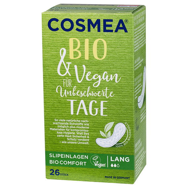 Organic Vegan Panty Liner Comfort Long - 26 pieces (Parallel Import)
