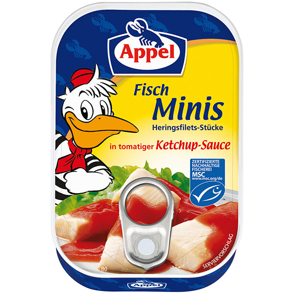 – Herring (For with Sauce Fillets Appel Euro - Kids) Corner Ketchup 100g - Mini