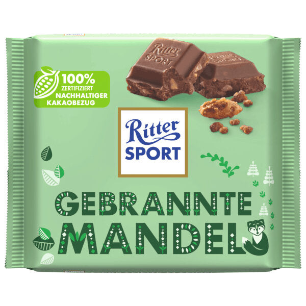 Ritter Sport Goldschatz - Gold Treasure Milk Chocolate Bar