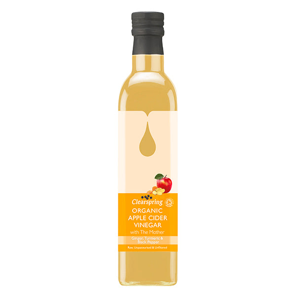 Organic Apple Cider Vinegar with the Mother (Ginger, Turmeric & Black Pepper) - 500ml