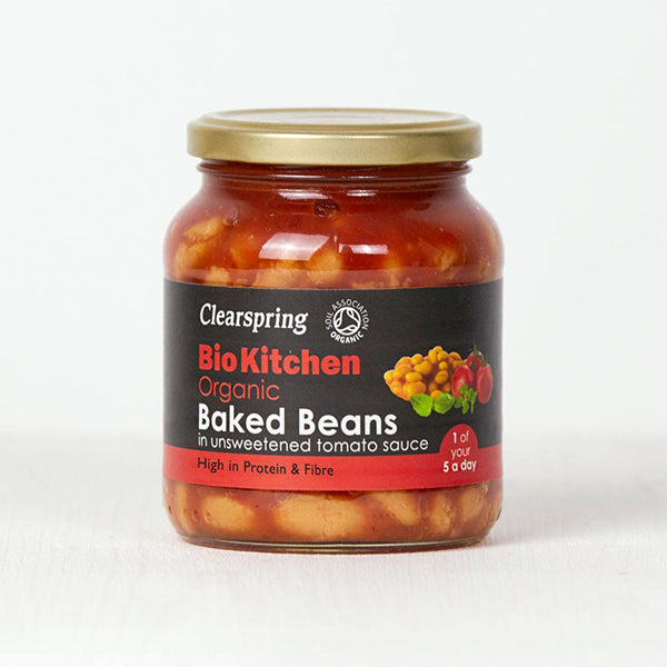 Organic Demeter Baked Beans in Tomato Sauce (Unsweetened, Vegan) - 350g
