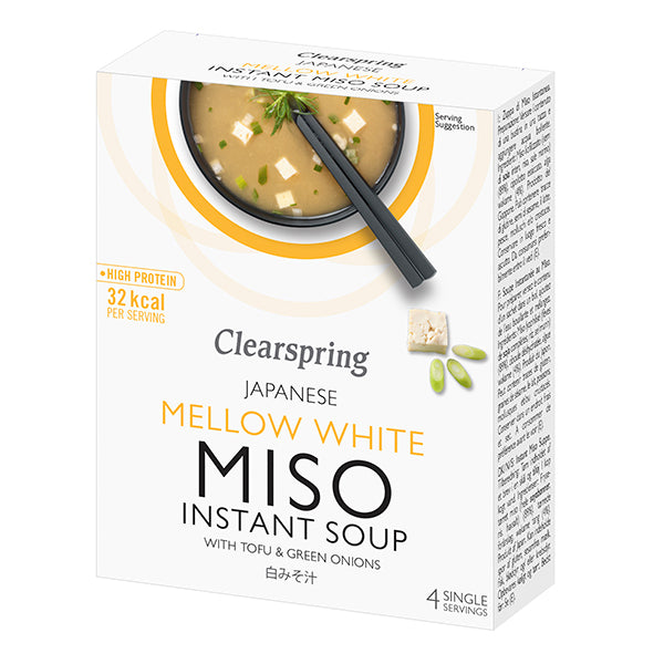 Japanese Instant Miso Soup - Mellow White with Tofu - 4x10g