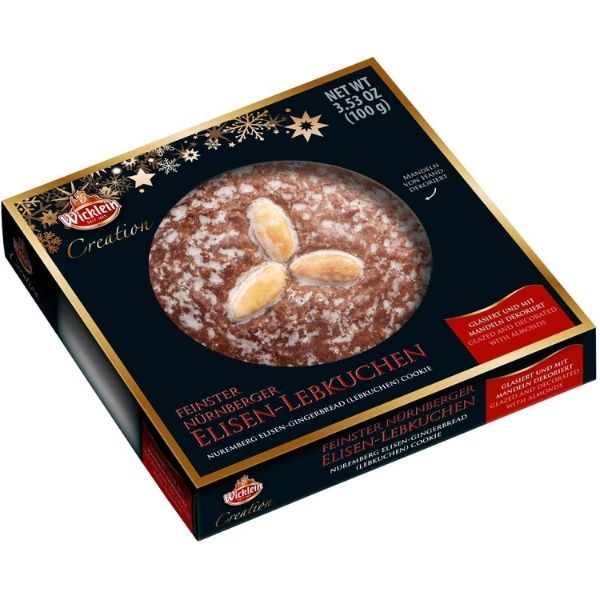 Christmas Special - "Elisenlebkuchen" Finest Nuremberg Glazed Gingerbread - 100g (Parallel Import) (Best Before Date: 01/01/2026)