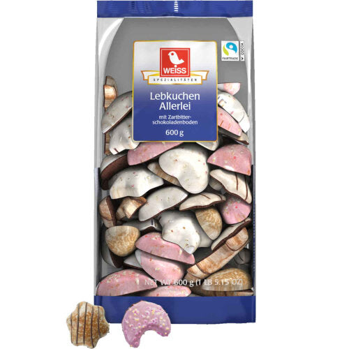 Christmas Special - Assorted Coated Gingerbread Minis - 600g (Parallel Import)