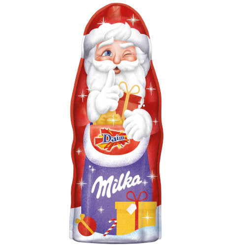 Christmas Special - Milka Daim Milk Chocolate Santa - 45g (Parallel Import)