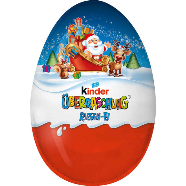 Christmas Special - Kinder Surprise Giant Egg for Boys - 220g (Parallel Import)