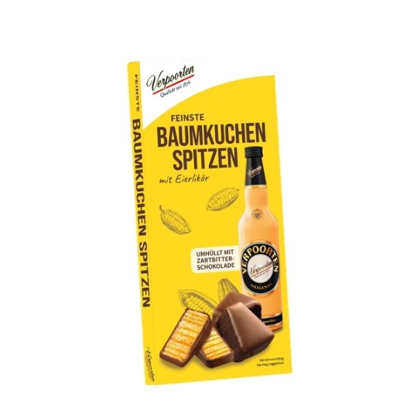Christmas Special - Baumkuchen Bites with Dark Chocolate & Eggnogg - 150g (Parallel Import) (Best Before Date: 12/01/2026)