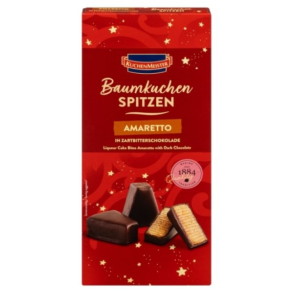 Christmas Special - Baumkuchen Bites with Dark Chocolate & Amaretto - 150g (Parallel Import) (Best Before Date: 10/01/2026)