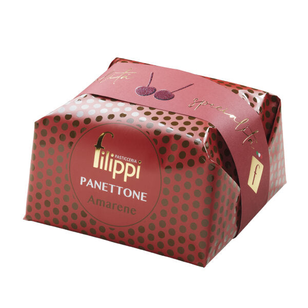 Christmas Special - Panettone with Candied Black Cherries - 500g