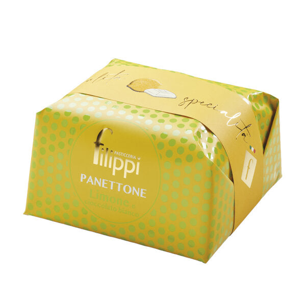 Christmas Special - Panettone with Candied Lemon and White Chocolate - 500g