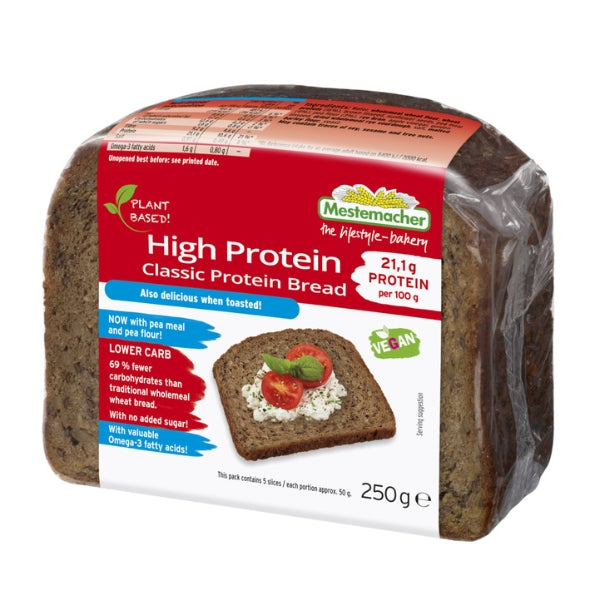 Protein Bread - 10.6g protein per slice - 250G