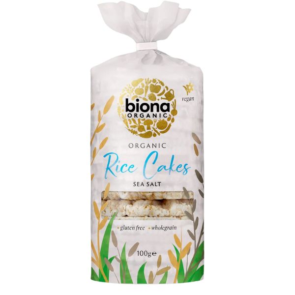 Organic Rice Cake with Salt - 100g