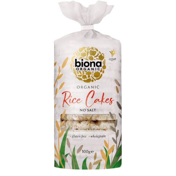 Organic Rice Cake without Salt - 100g