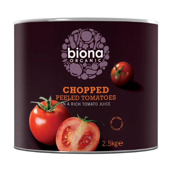 Organic Chopped Tomatoes - 2.5kg