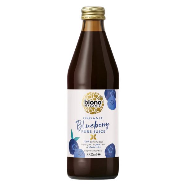Organic Blueberry Pure Juice (100% Blueberry) - 330ml