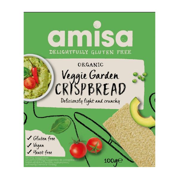 Organic Veggie Garden Crispbread - 100g