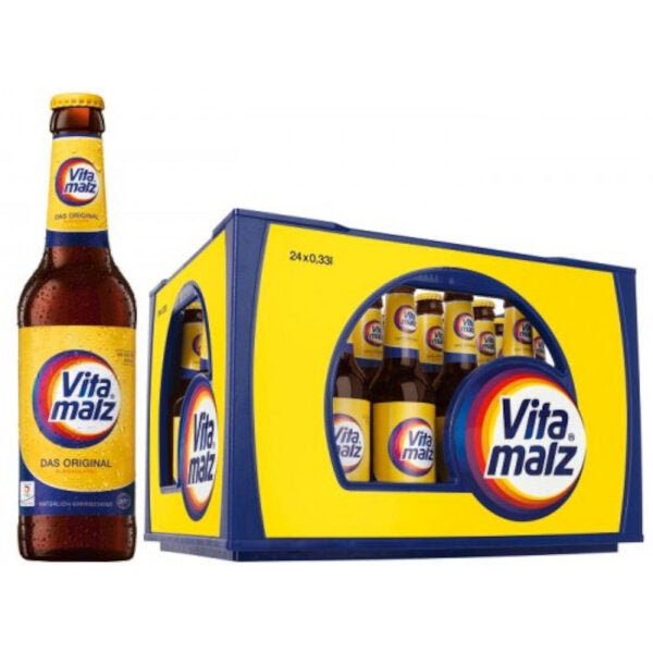 Vitamalz Non-Alcoholic Malt Drink - 330ml x 24 (Parallel Import)
