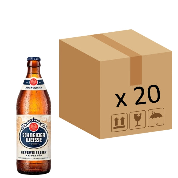 Schneider Weisse German Wheat Beer "Hefeweissbier Naturtrueb" 500Ml X 20