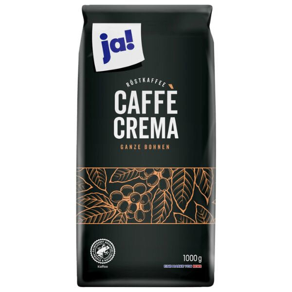 Ja! Caffè Crema Whole Bean Coffee 1kg