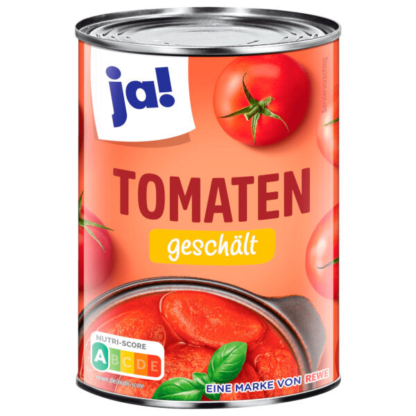Peeled Tomatoes - 400ml (Best Before Date: 30/09/2026)