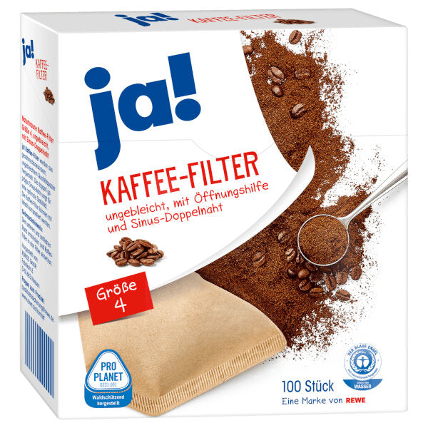 Ja! Coffee Filter Paper Size 4 100 Pieces