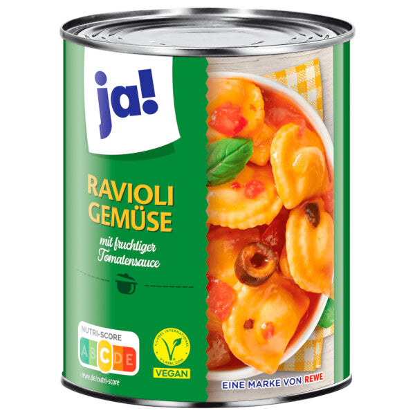 Vegan Ravioli in Tomato Sauce - 800g