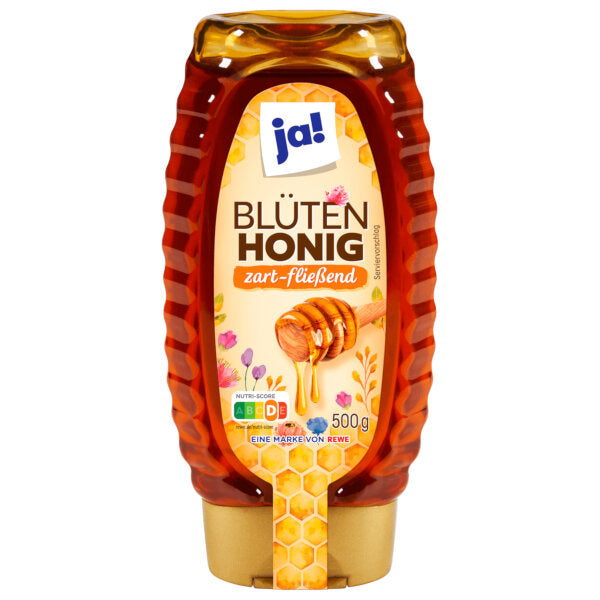 Ja! Blossom Honey In Squeeze Bottle 500G