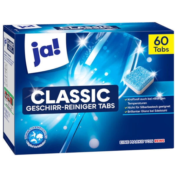 Ja! Dishwasher Tablets 60 Pieces