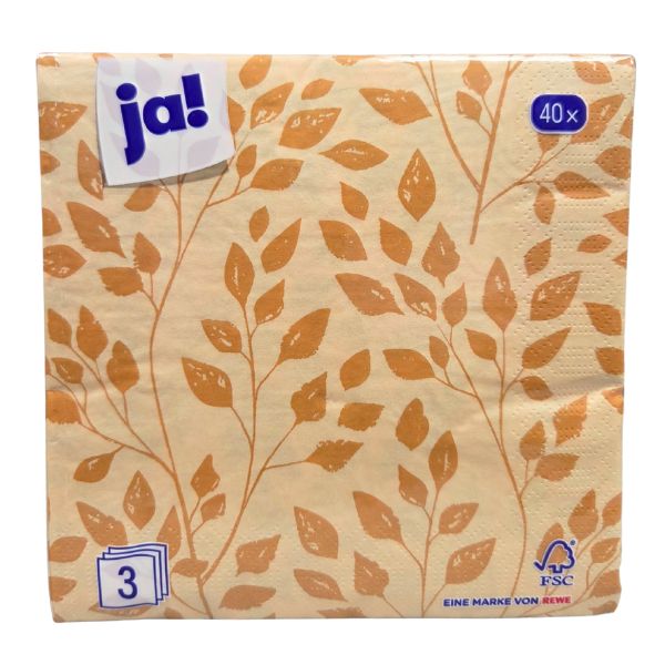 Flower Pattern Napkins - 40 Pieces (Random Color Delivery)