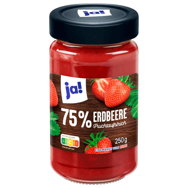 Strawberry Jam (75% Fruit) - 250ml