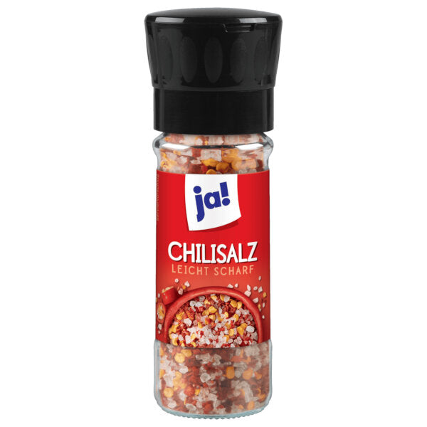 Salt with Chili Flakes in Grinder - 60g